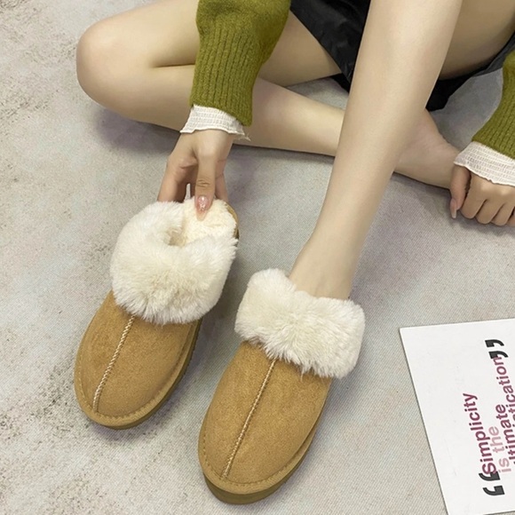 LUCKY BRAND • Chestnut Platform Scuffs Slippers Shoes Includes Box - Picture 4 of 10